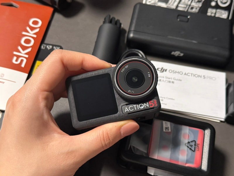 면세점 액션캠 추천 : DJI 오즈모 액션5 프로 어드밴처콤보 실사용 후기 (오즈모 미니삼각대 ....