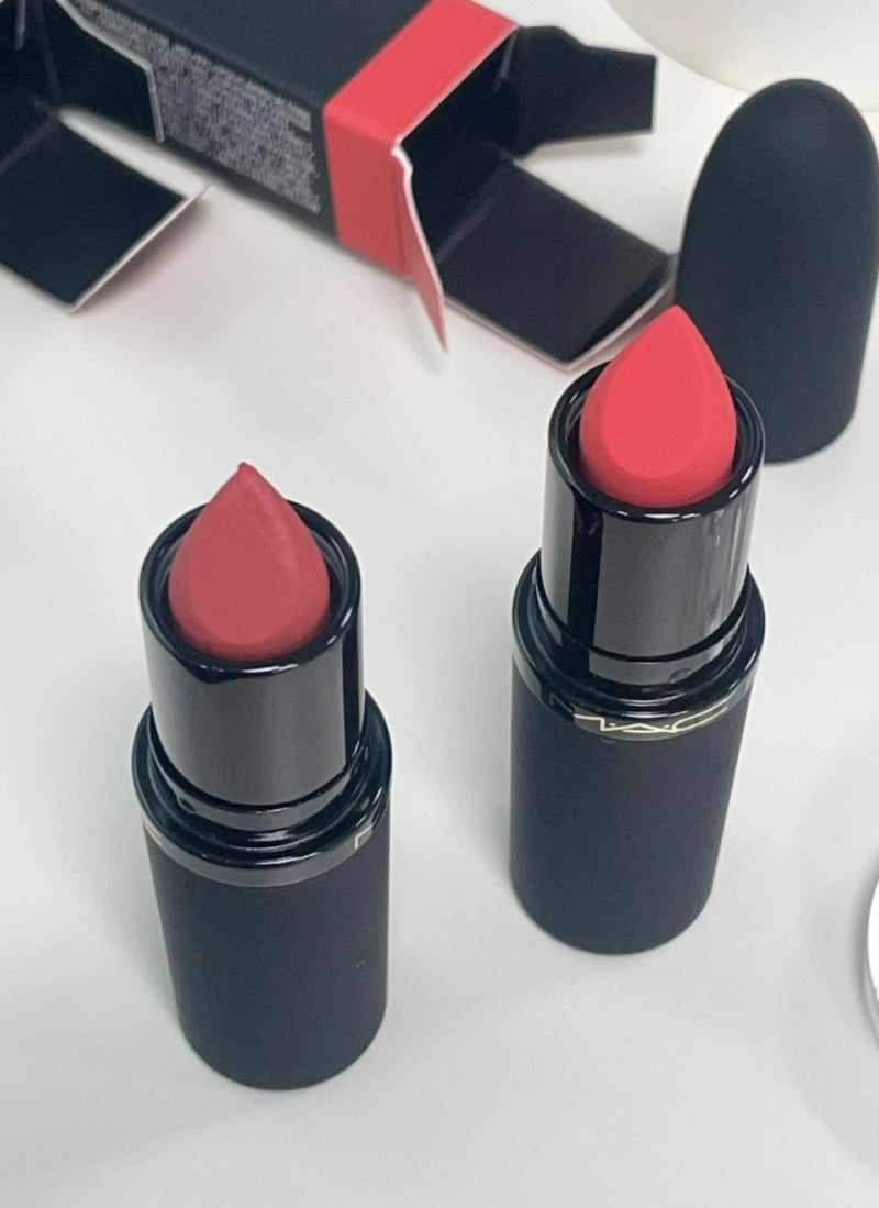 [MAC] 맥 파우더 키스 헤이지 매트 립스틱 STAY CURIOUS/MANDARIN O