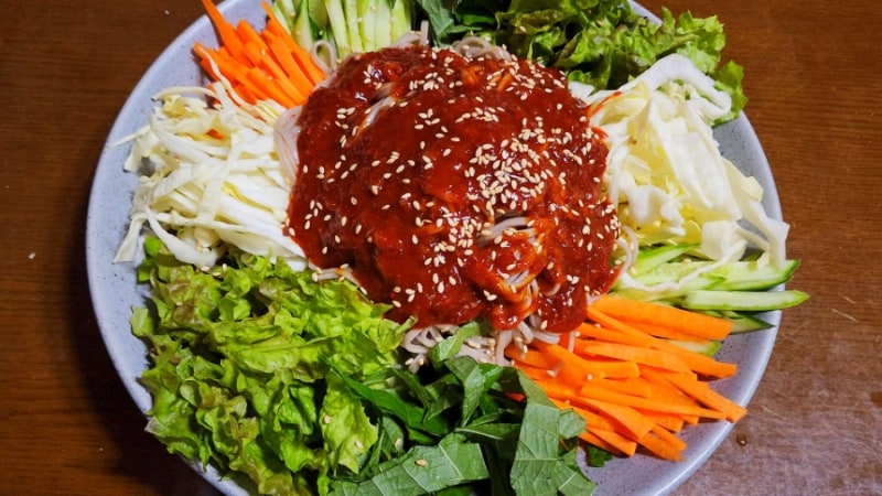 비빔막국수/ 쟁반막국수 만들기/ 쟁반막국수 만드는 법/ 막국수 만들기/ 막국수 양념장/ 막국....