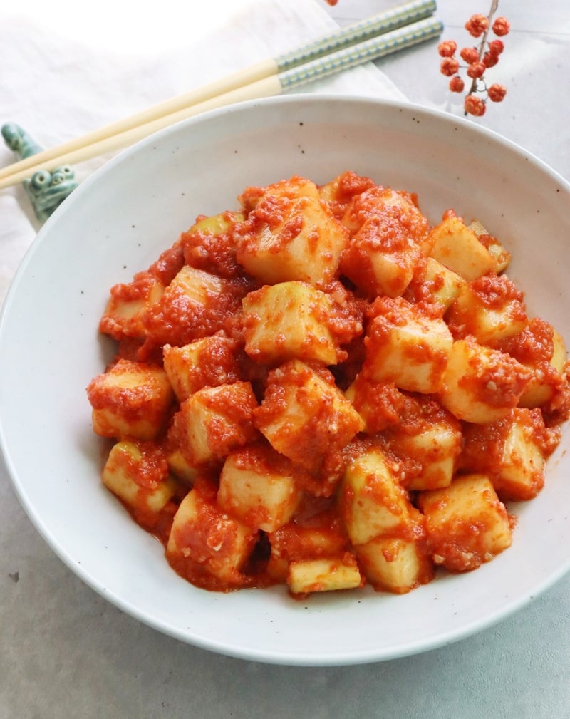 깍두기 레시피 양념 맛있게 깍두기담그는법