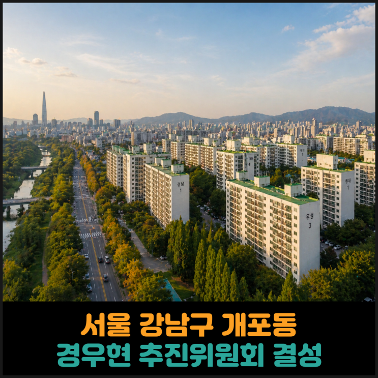  서울 강남구 개포동, 경우현 추진위원회 결성