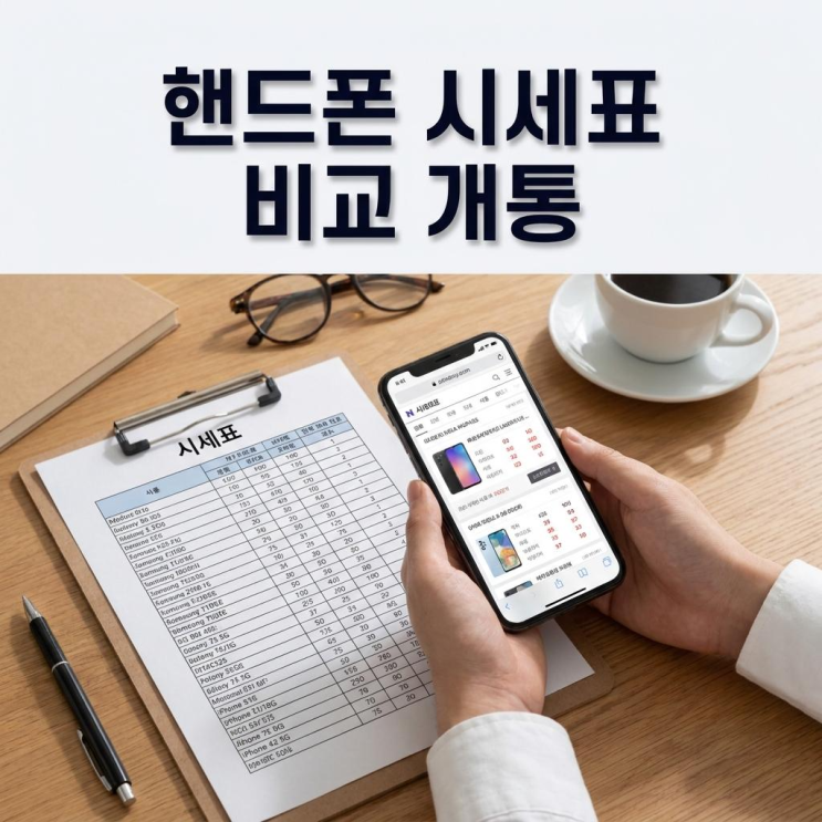  원주 휴대폰 성지 핸드폰 시세표 비교 후 개통