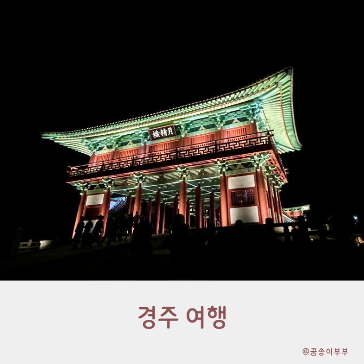  경주여행 둘이서 걷기 좋았던 경주의 낮과 밤 풍경들