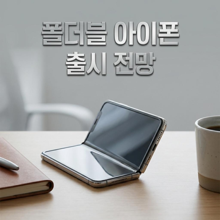 폴더블 아이폰 출시일 전망 울트라 네이밍 변경