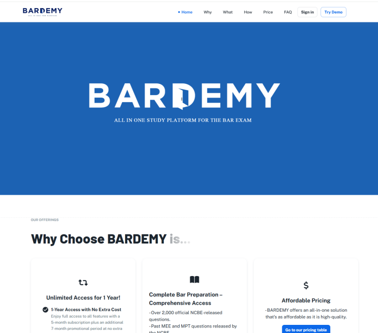  미국변호사 시험 준비 BARDEMY 후기 KTK아카데미 강의