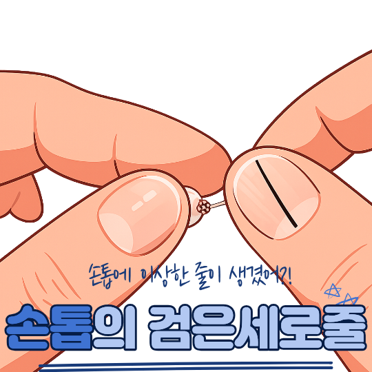 손톱에 검은 세로줄이 생겼다면? 원인부터 흑색종 자가진단법까지