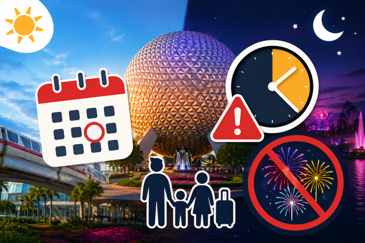  올랜도 디즈니 앱콧 (EPCOT) 하루만 조기 폐장 확정! 여행 일정 짜실때 주의하세요