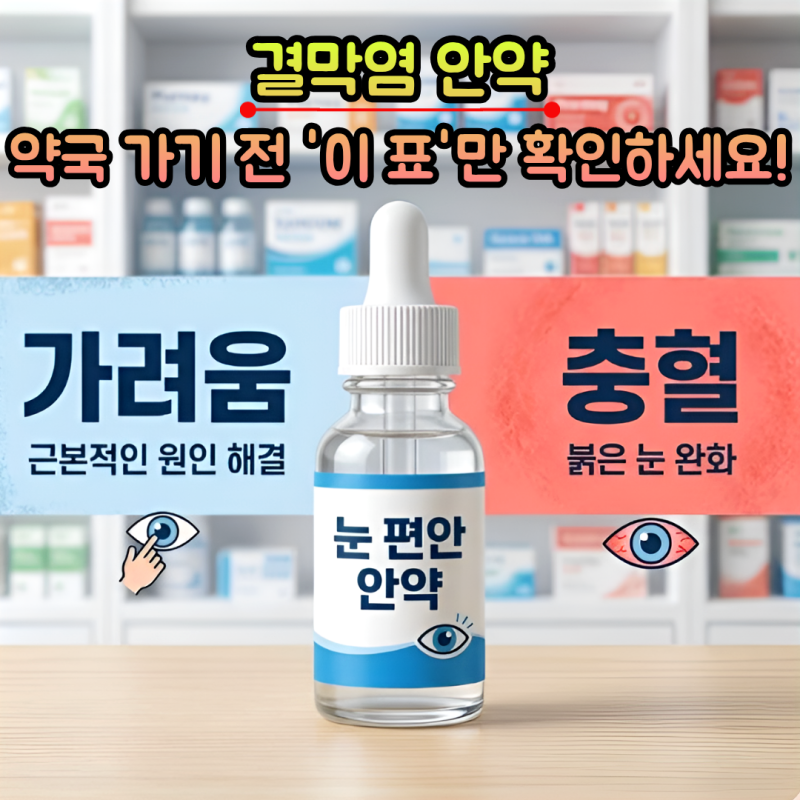 [알레르기성 결막염 안약] 눈 가려움·충혈, 약국 성분 딱 정해드립니다
