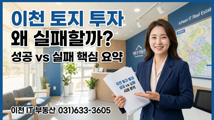  [2026년] 이천 토지·공장 투자 실패 사례 5가지, 손해 막는 방법 총정리