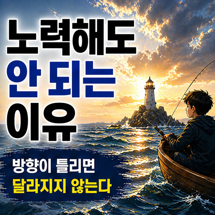  열심히 노력해도 제자리인 이유 | 과연 무엇일까요?
