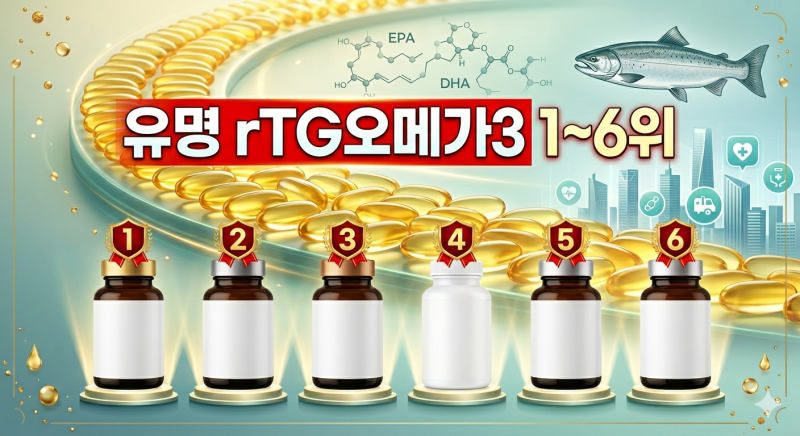 광고 1도 없음!! 유명 RTG오메가3 순위 1위~6위