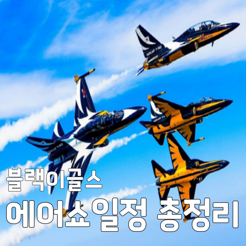 2026 블랙이글스 에어쇼 일정 총정리! 사천부터 서울까지 명당 꿀팁 비행일정 완벽 정리