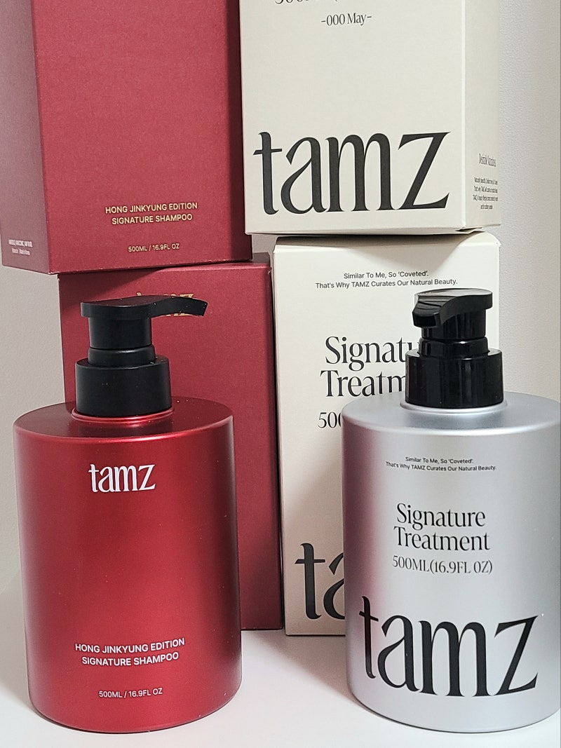 홍진경 탐즈(TAMZ) 탈모 샴푸 1개월 사용 후기: 중단발 거품량과 향기 솔직 리뷰