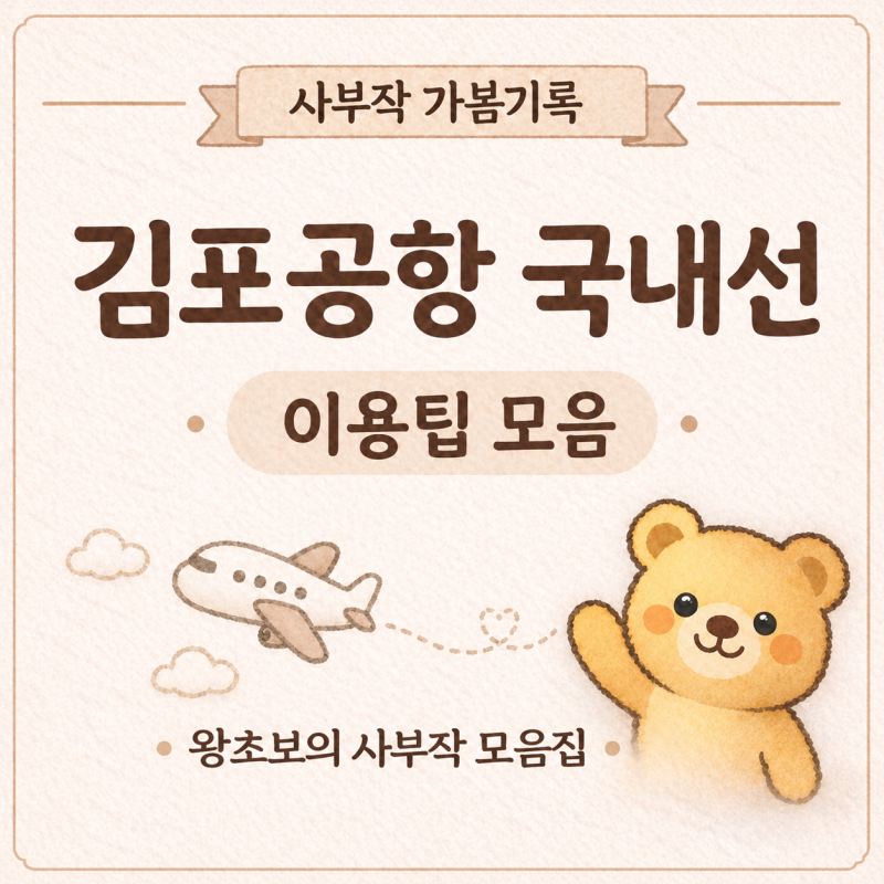 김포공항 국내선 이용팁 총정리｜주차·게이트·바이오패스·버스·승차존