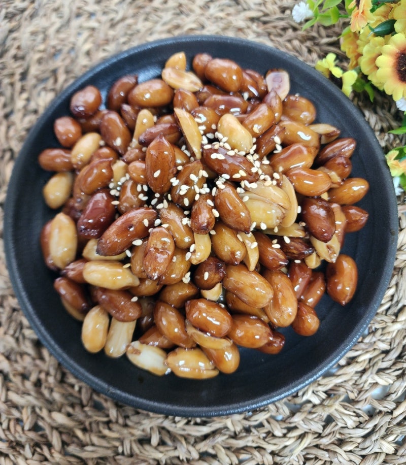 삶은 땅콩조림 황금레시피 손이 가는 밑반찬 조림 만드는법