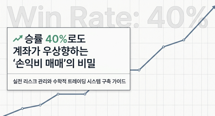  승률 40%로도 계좌가 우상향하는 '손익비 매매'의 비밀 (실전 리스크 관리)