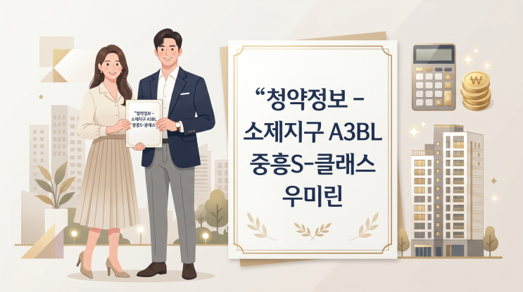  여수 소제지구 중흥S클래스 우미린 청약 완벽 가이드 | 일정·분양가·자격 총정리