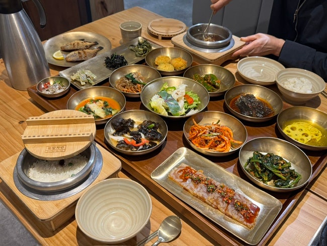  삼산동맛집 들밥찬반 평일점심특선 14900원 부평한정식 모임하기 좋은 곳