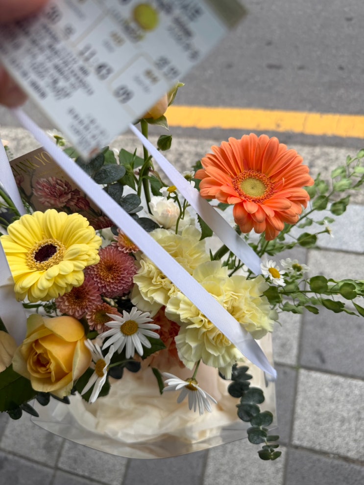  진주꽃집 어버이날 꽃선물 직접 준비 후기 스승의날 카네이션 꽃배달
