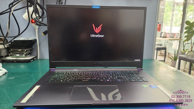  LG 울트라기어 17G90Q-XD79K 발열 심함 CPU 90도 상승 써멀 재도포 및 내부 청소