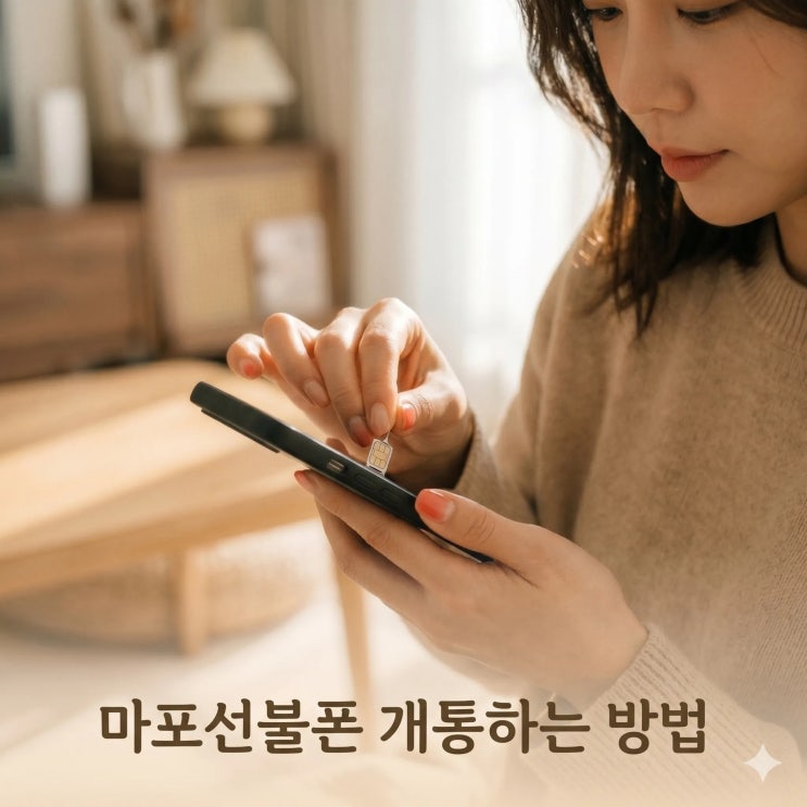  마포선불폰 신용불량 통신미납 정지여도 개통할 수 있는 방법 공유