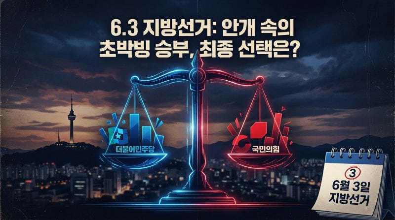 2026년 대구시장 선거, 김부겸 vs 추경호 '초접전' 여론조사 분석