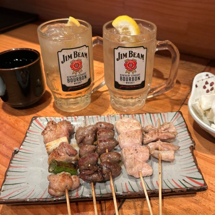  [강남역 4번출구 맛집] 야키토리 켄홈 후기 | 분위기 좋은 강남역 조용한 술집 추천