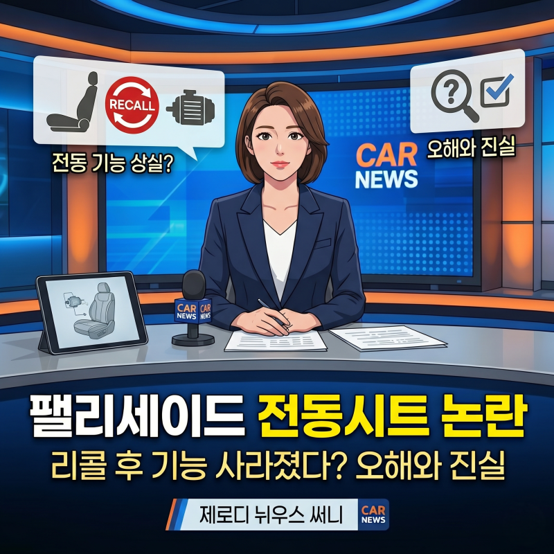 "리콜했더니 기능이 사라졌어요" 팰리세이드 전동시트 논란, 오해와 진실