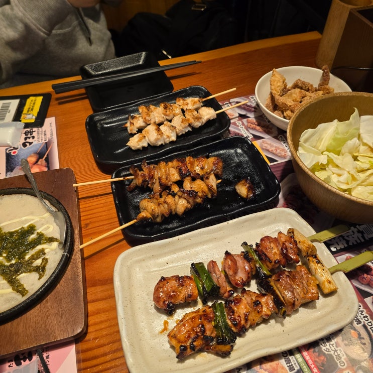  [내돈내산] 일본 도쿄 꼬치집 체인점 추천! 가성비 맛집 토리키조쿠 전 메뉴 390엔의 행복, 실패 없는 메뉴 추천