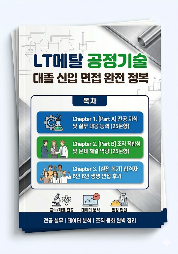 LT메탈 공정기술 합격자들은 이렇게 답했다,실제 면접후기 공개