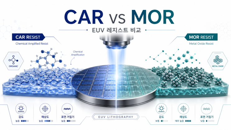  [반도체 기초] 포토레지스트에 대해서, CAR vs MOR