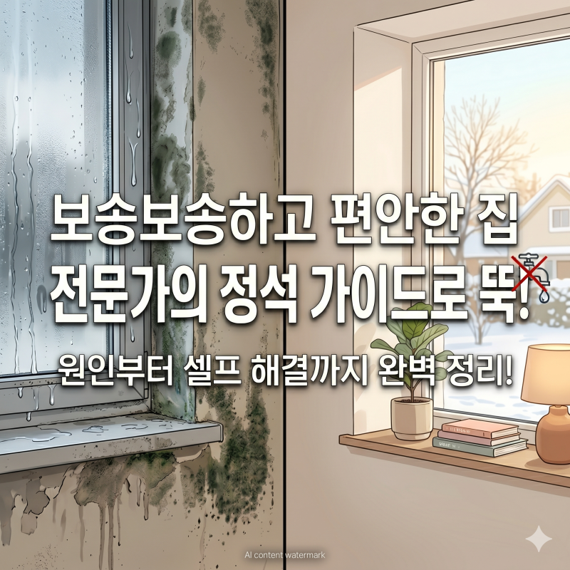 [마석 삼화페인트] 겨울철 불청객 결로·곰팡이, '아이럭스 결로스탑 규조토'로 보송보송하게....