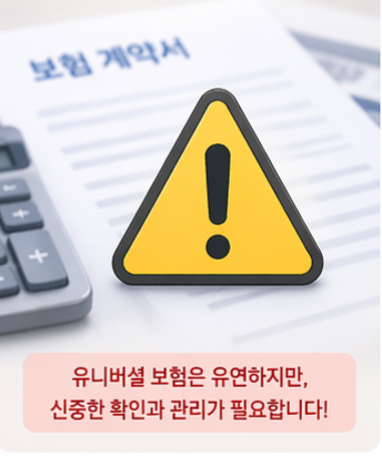 유니버셜 보험이란? (장점부터 금감원 주의사항까지 총정리)