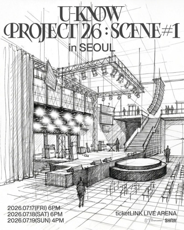 유노윤호 7월 첫 솔로 투어 포문, 'U-KNOW PROJECT 26: SCENE#1' 뮤지컬+연극 복합쇼 서울 3일 일정 총....