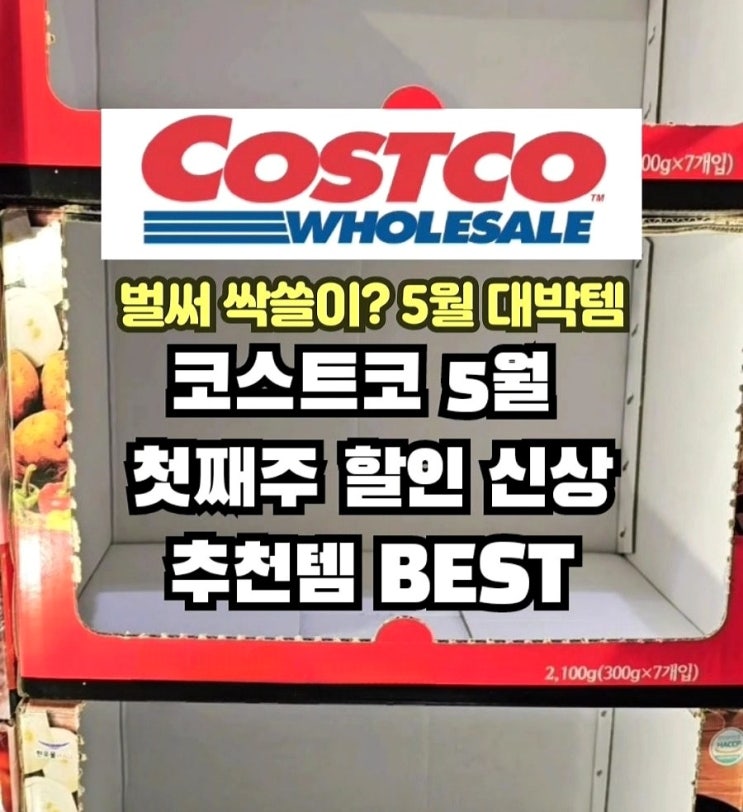  코스트코 5월 첫째주 할인 품절대란템!