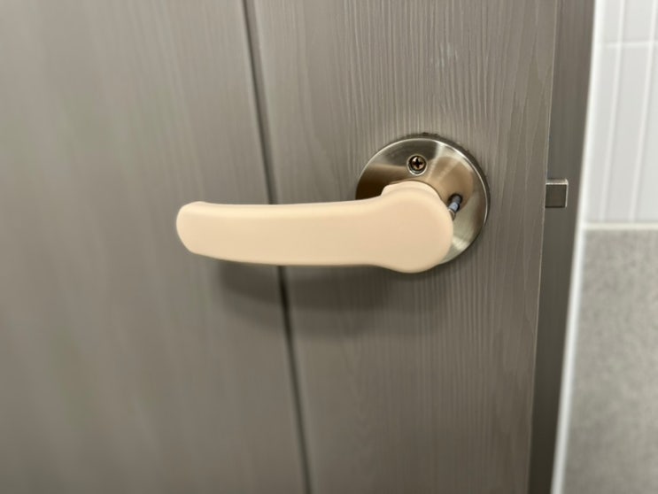  설치 간단한 실리콘 문손잡이 커버 아리코 사용후기
