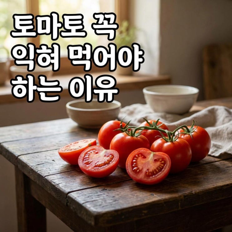  토마토 꼭 익혀 먹어야 하는 이유, 이거였어요