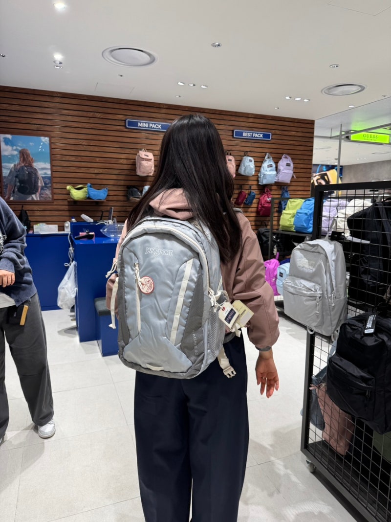 [백팩] 잔스포츠 JANSPORT ㅣ아가베, 슈퍼브레이크 랩탑 구매 후기(착용샷, 실사용 후기)ㅣ백팩 ....
