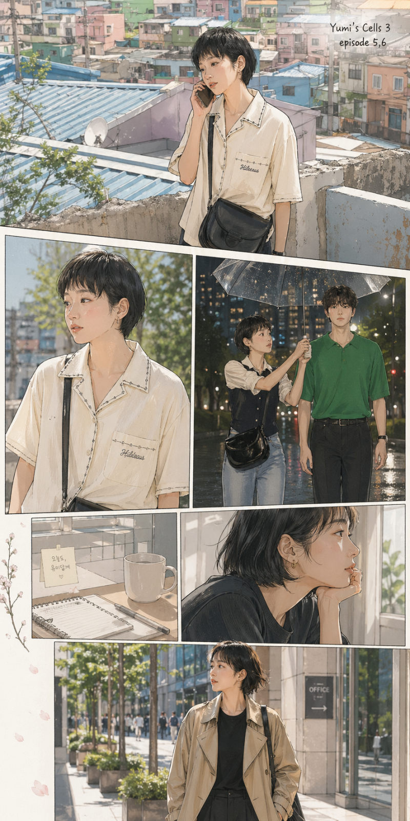 유미 옷이 더 차분해졌다, 유미의 세포들 시즌3 - 5·6화 김고은 착장정보
