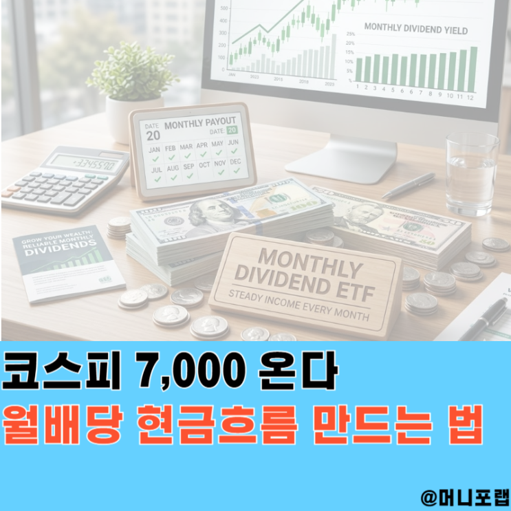  코스피 7000 온다, 커버드콜 ETF월배당으로 변동성 버티는법