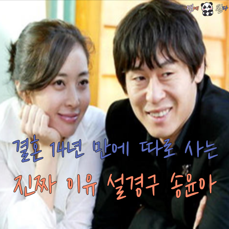 결혼 14년 만에 따로 사는 이유 설경구 송윤아