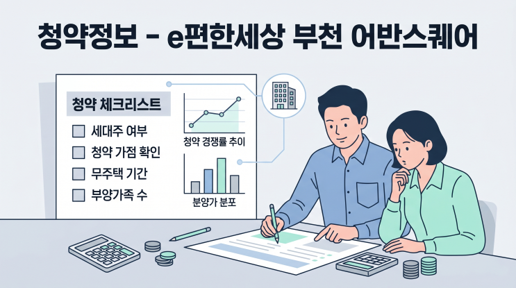   e편한세상 부천 어반스퀘어 청약 완벽 가이드 [2026 최신]