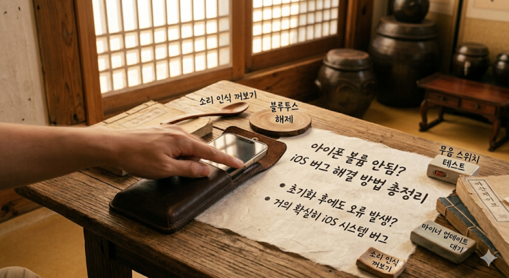 iOS 26.4 업데이트 이후 아이폰 볼륨 버튼 오류 및 해결 방법