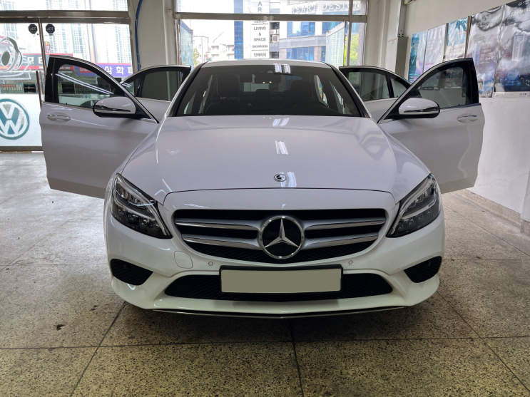  벤츠 C200 W205 카오디오 튜닝 수원｜저먼 마에스트로 MB4.2FR 스피커 음질 개선
