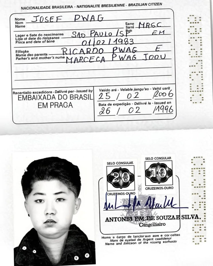  김정은이 도쿄 디즈니랜드 가기 위해서 사용한 여권