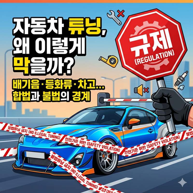 자동차 튜닝, 왜 이렇게 막을까?