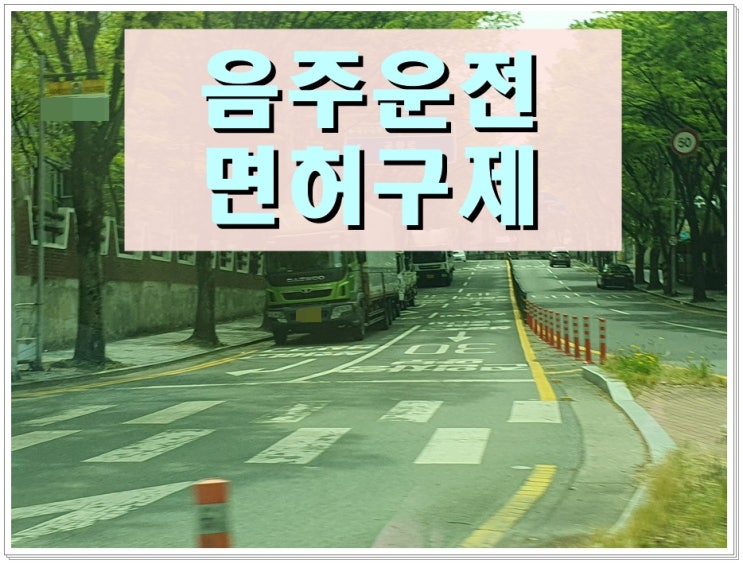  숙취 음주운전면허취소 구제 처분의 가혹성 입증