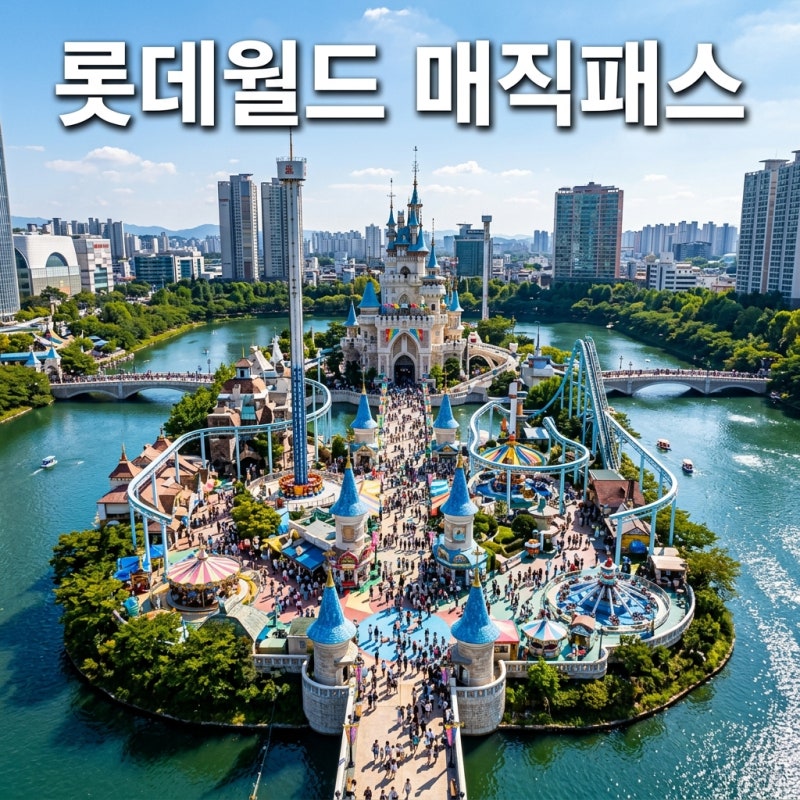 롯데월드 매직패스 가격 예약 및 현장 구매방법 할인 팁 정리