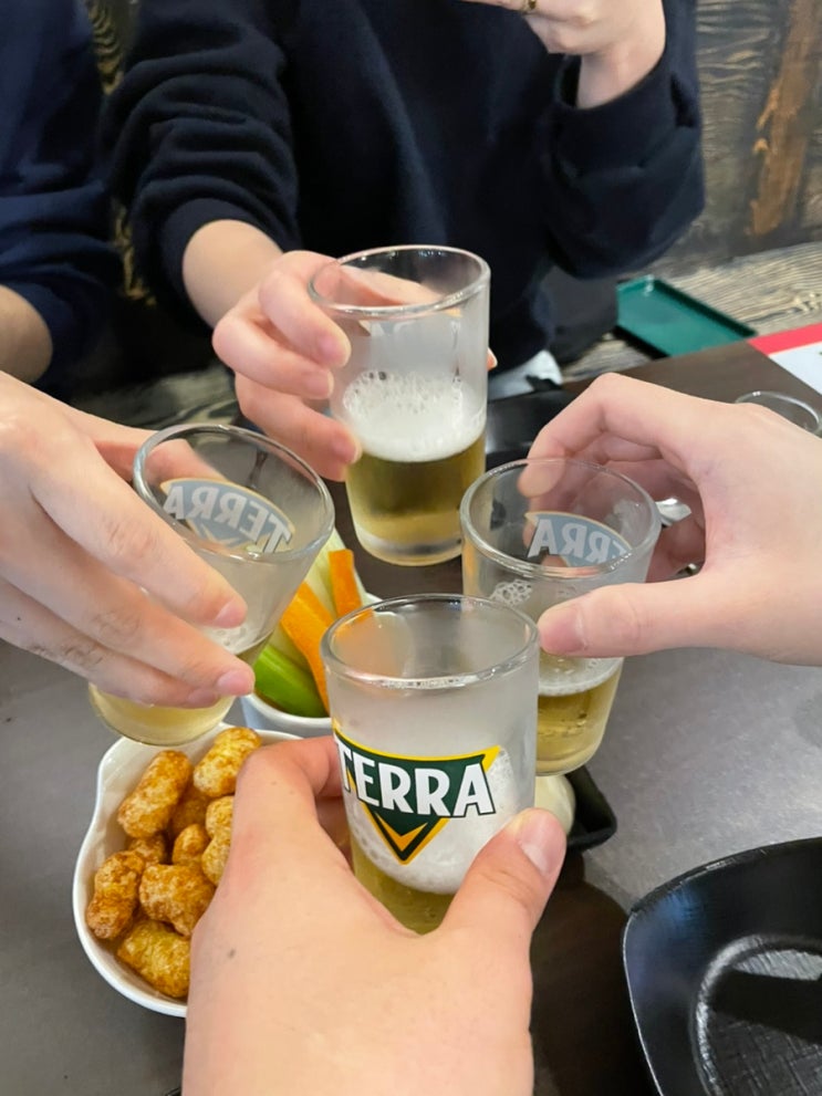  군산 안주 맛집 수송동 자매맥주 강추하는 갑오징어볶음 갑오징어구이 4인모임 군산신상술집
