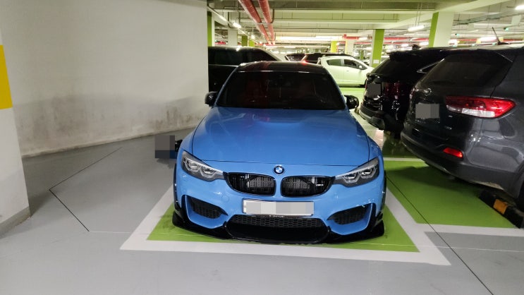  인천 bmw f30 순정 모니터 이용 애플 카플레이 안드로이드 오토 사용하기